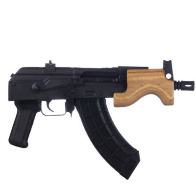 Century Micro Draco Lipsey's Exclusive 7.62x39mm, 6.25" Barrel, Black, Hardwood Handguard, AWS Backpack, 30rd